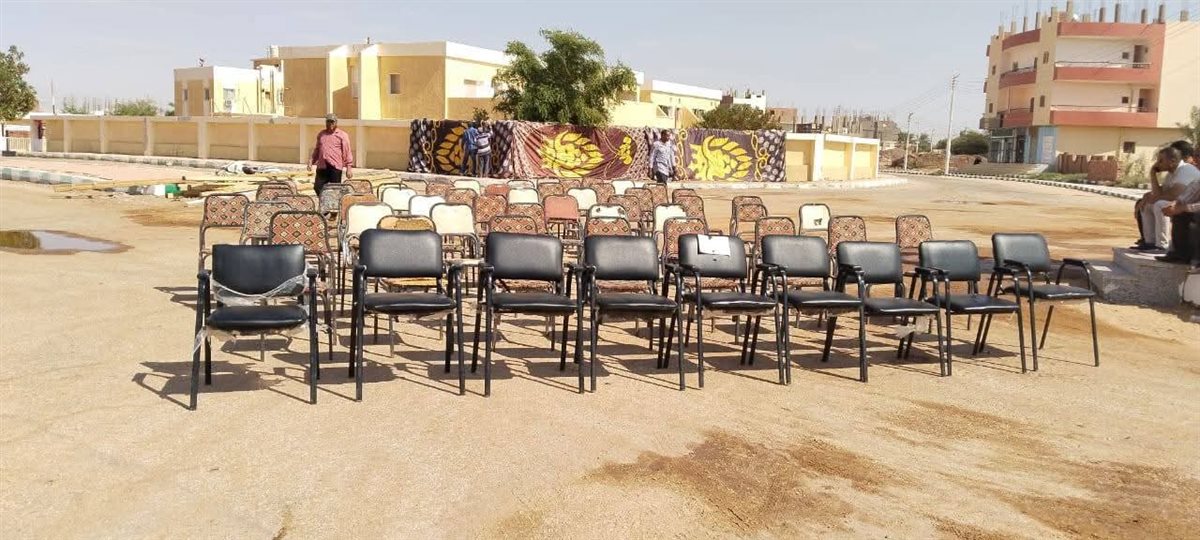 شاشات عملاقة بميادين الوادى الجديد