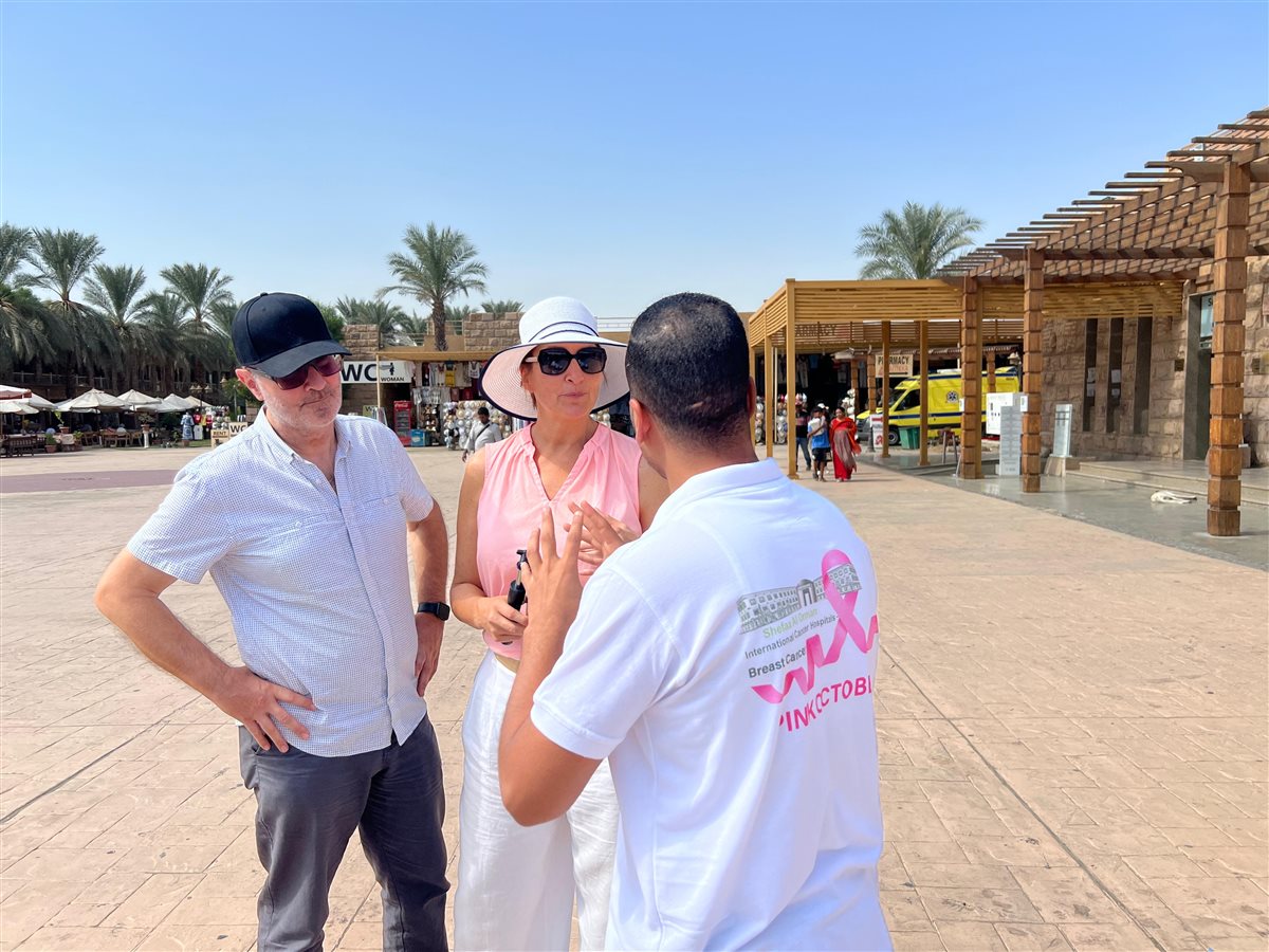 التوعية بسرطان الثدي من معابد الكرنك