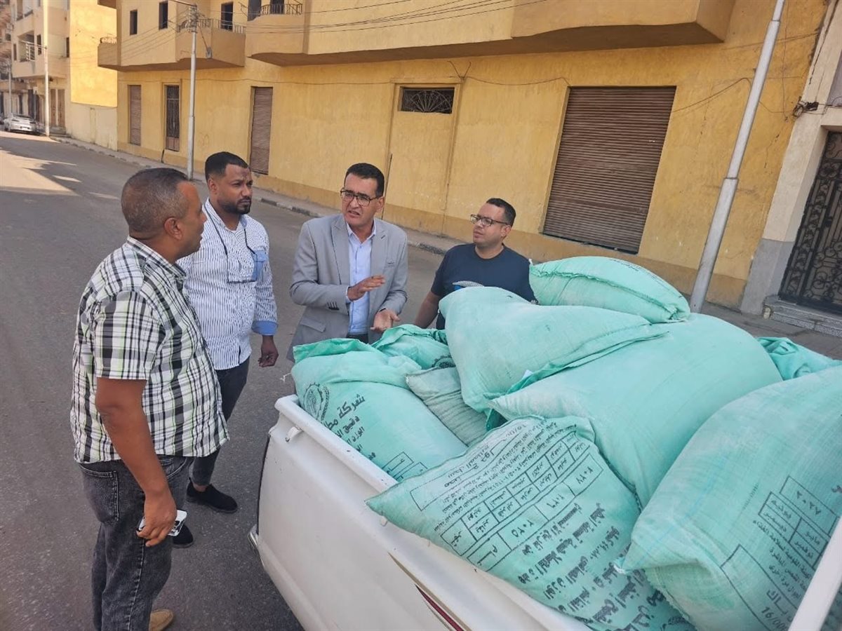 ضبط طن دقيق تمويني مدعم بالأقصر