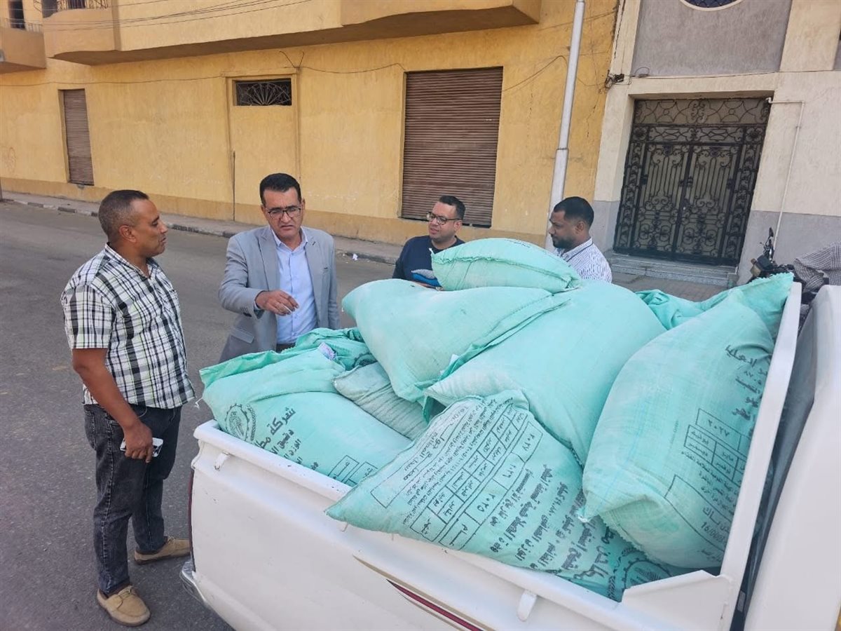 ضبط طن دقيق تمويني مدعم بالأقصر