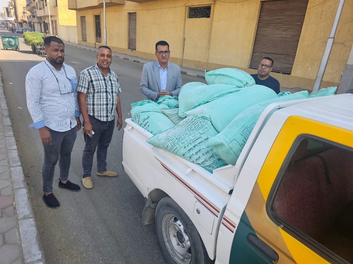 ضبط طن دقيق تمويني مدعم بالأقصر