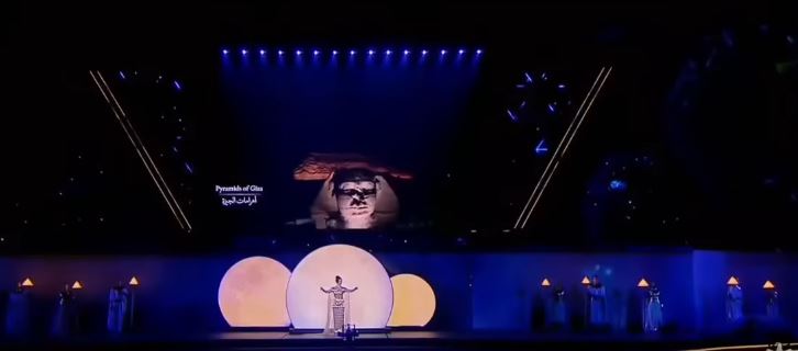 صور شيرين أحمد طارق في حفل افتتاح المصري الكبير