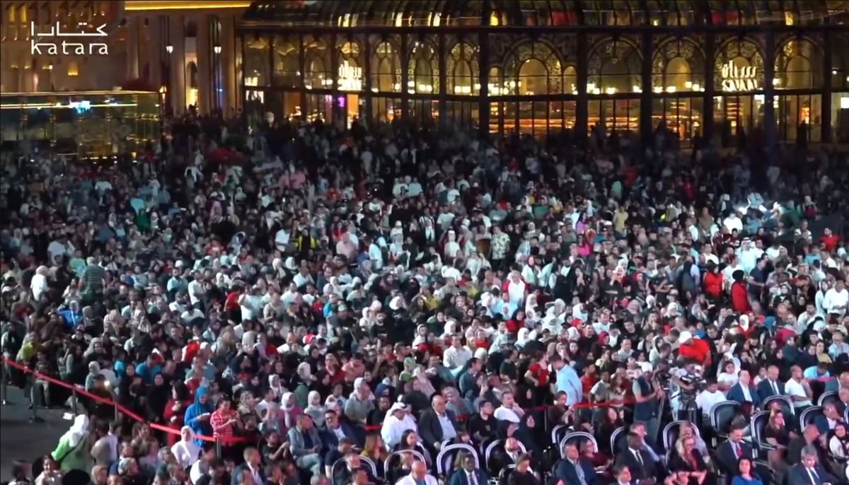 قطر تعرض حفل افتتاح المتحف المصري الكبير في كتارا ساحة الحكمة