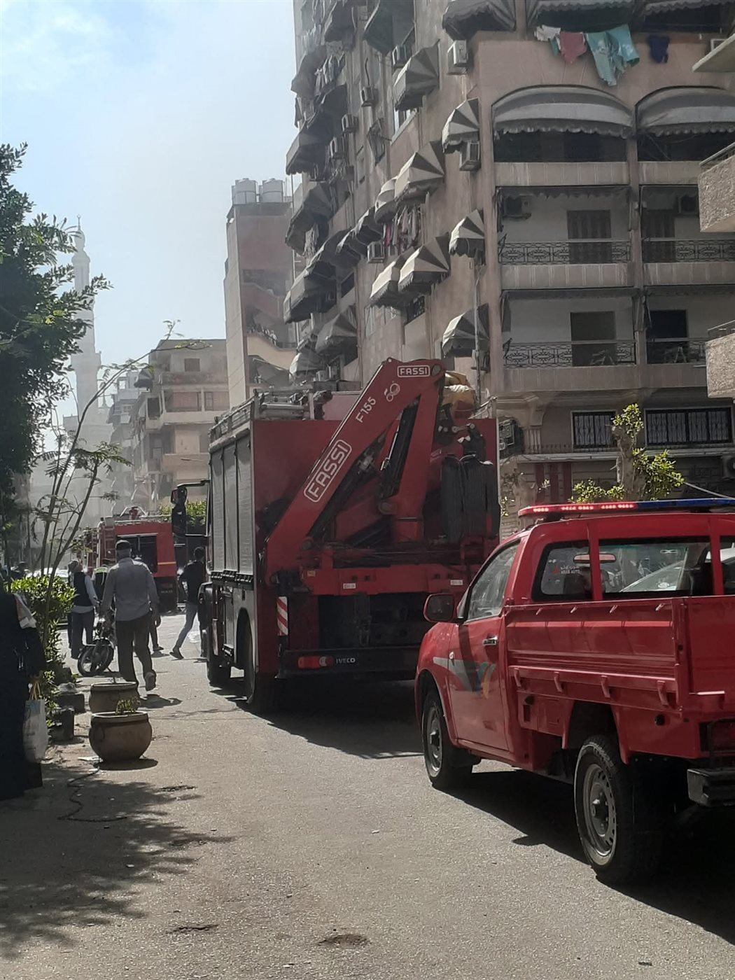 حريق وحدة سكنية ببورسعيد 