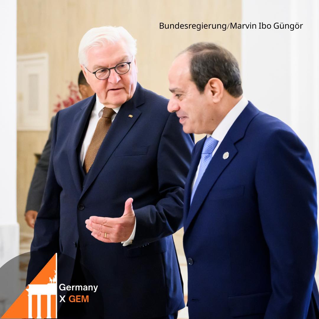 الرئيس السيسي والرئيس الألماني