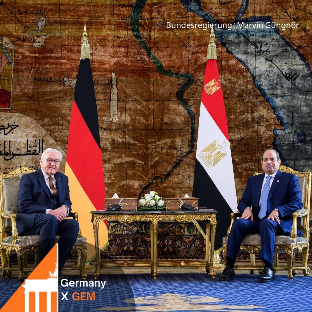 الرئيس السيسي والرئيس الألماني