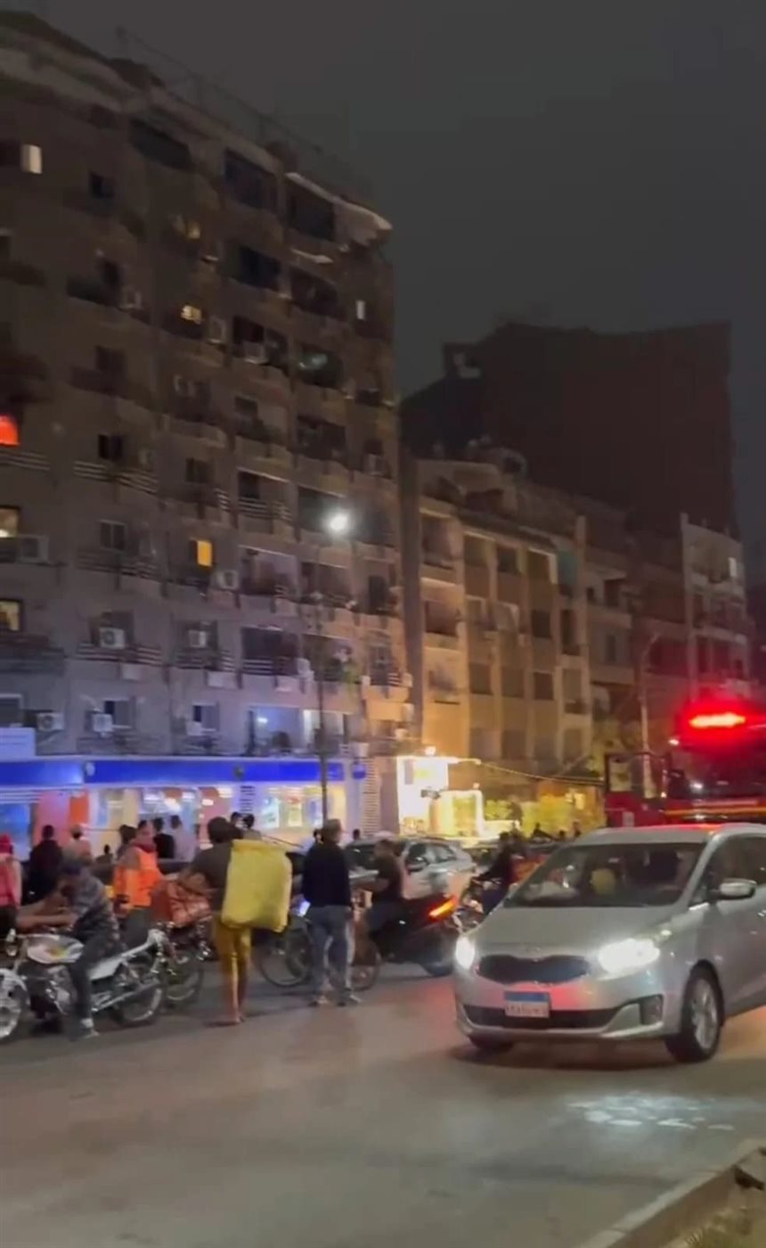 جانب من الحريق