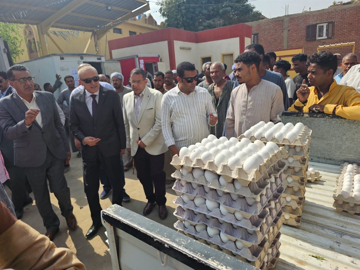 محافظ الأقصر يفتتح سوق اليوم الواحد بالشغل بإسنا