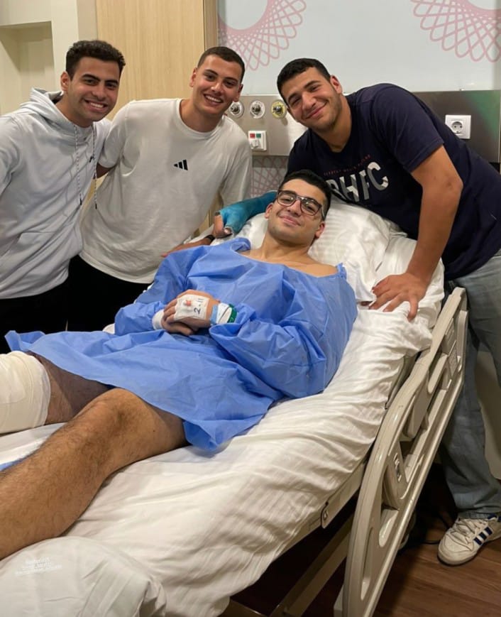 سيف جلال في المستشفى 