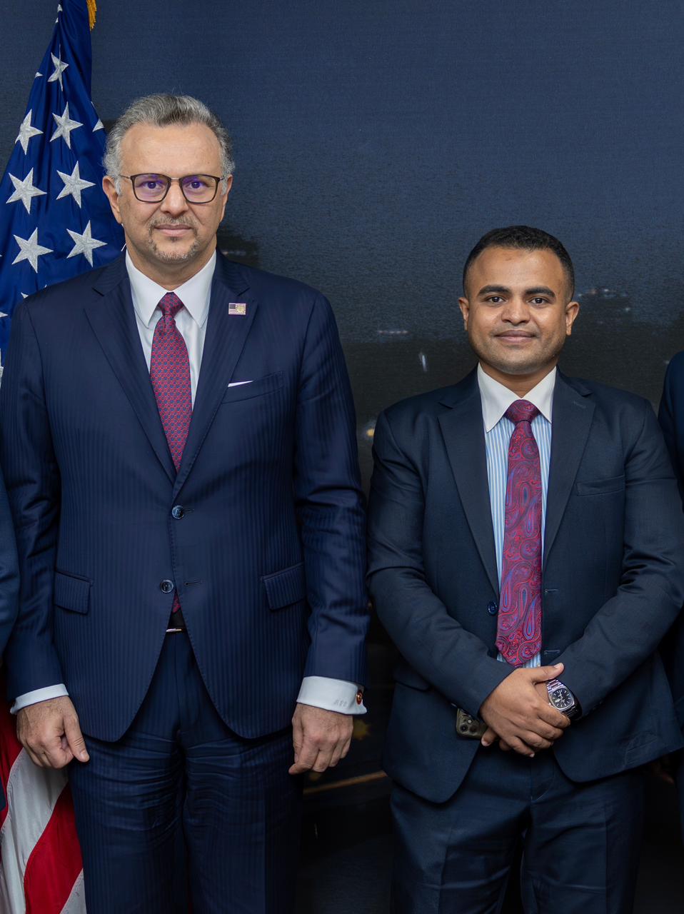 مسعد بولس مستشار ترامب ومحمد جمال صحفي القاهرة 24