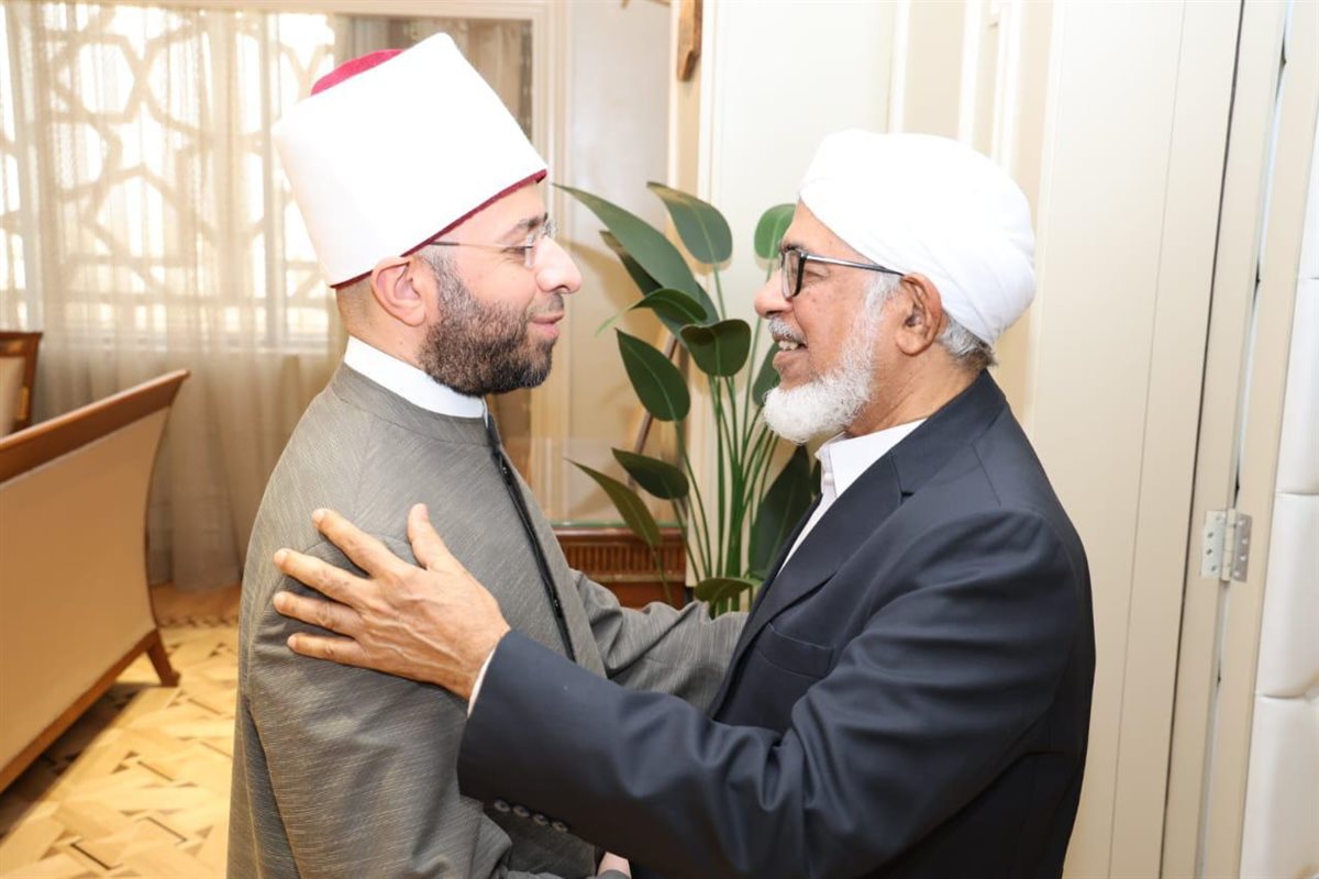 وزير الأوقاف يستقبل نائب رئيس جامعة دار الهدى بالهند لبحث سبل التعاون الدعوي والعلمي