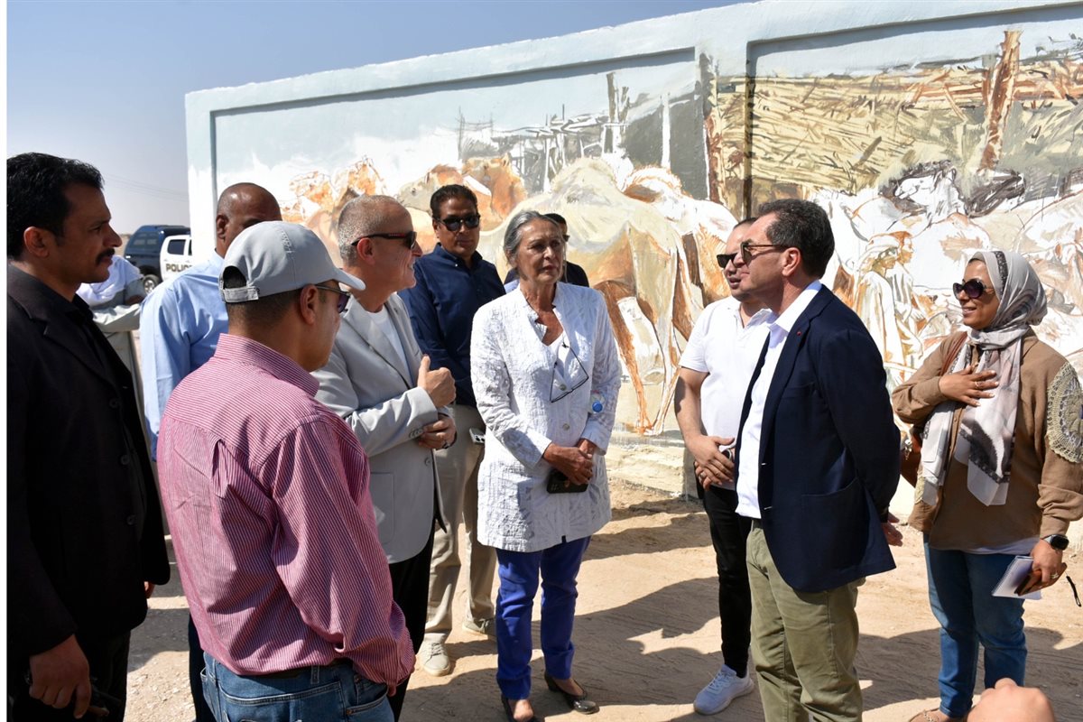 محافظ الأقصر والسفير الفرنسي