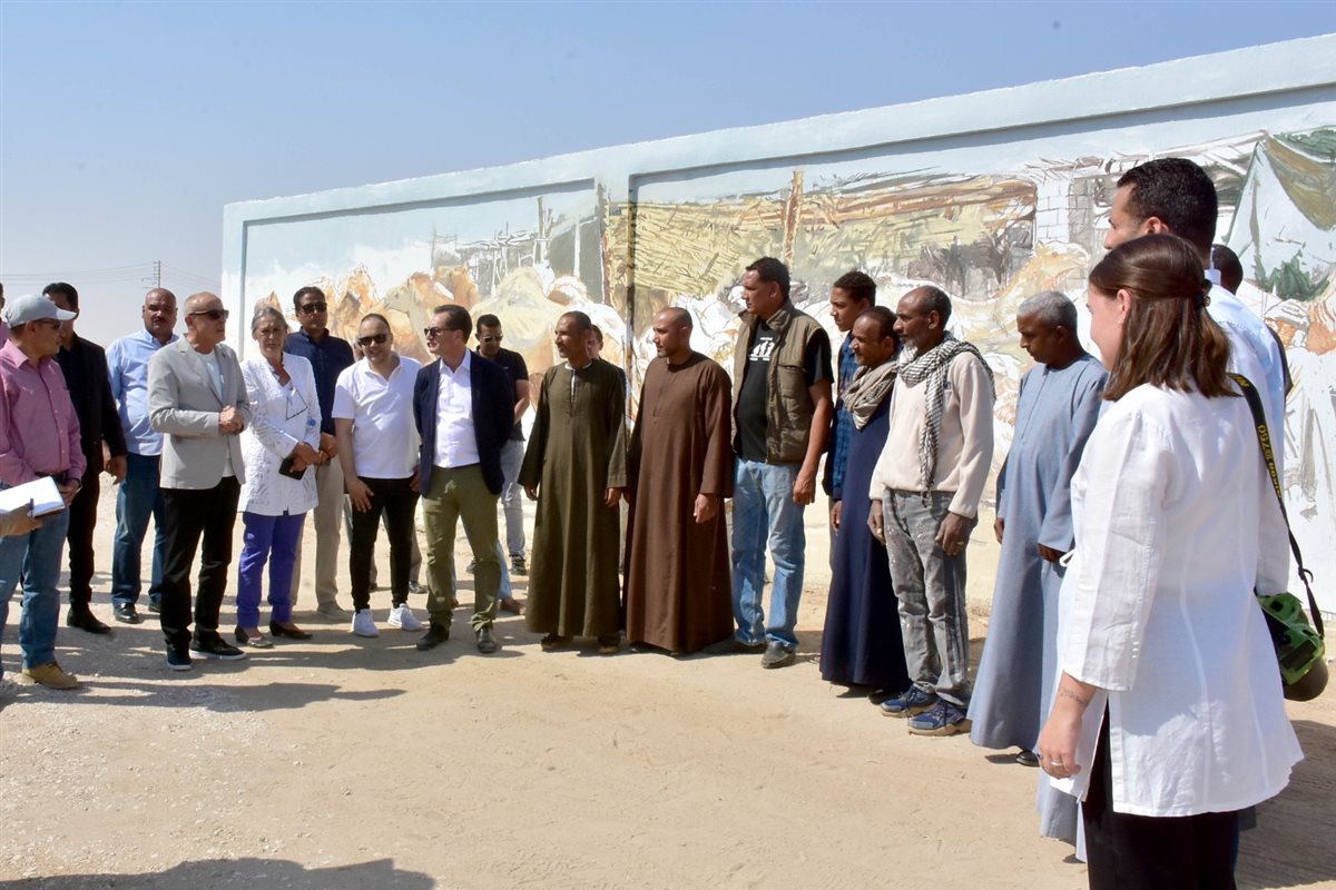 محافظ الأقصر والسفير الفرنسي