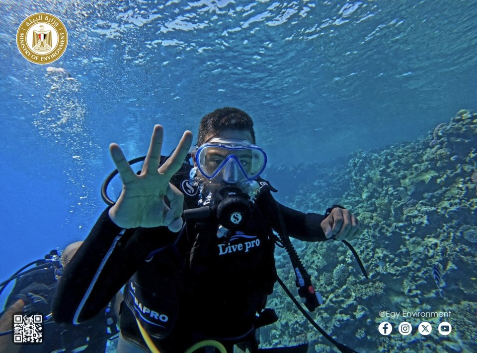 البيئة تطلق أول حملة لدمج ذوي الهمم في العمل البيئي بجزيرة الجفتون