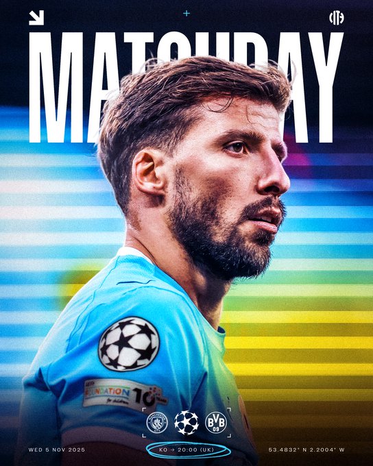 القنوات الناقلة لمباراة مانشستر سيتي وبوروسيا دورتموند