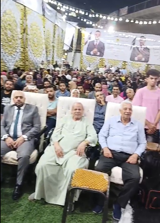 مؤتمر انتخابي لأحمد مراضى منصور ومتابعة من أهالي الدائرة