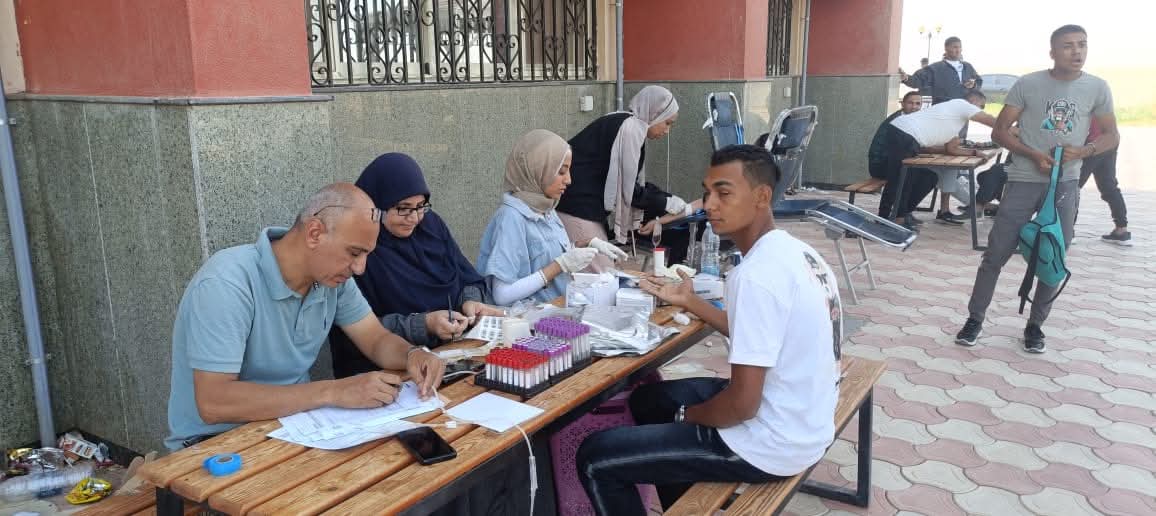 حملة للتبرع بالدم في الوادى الجديد