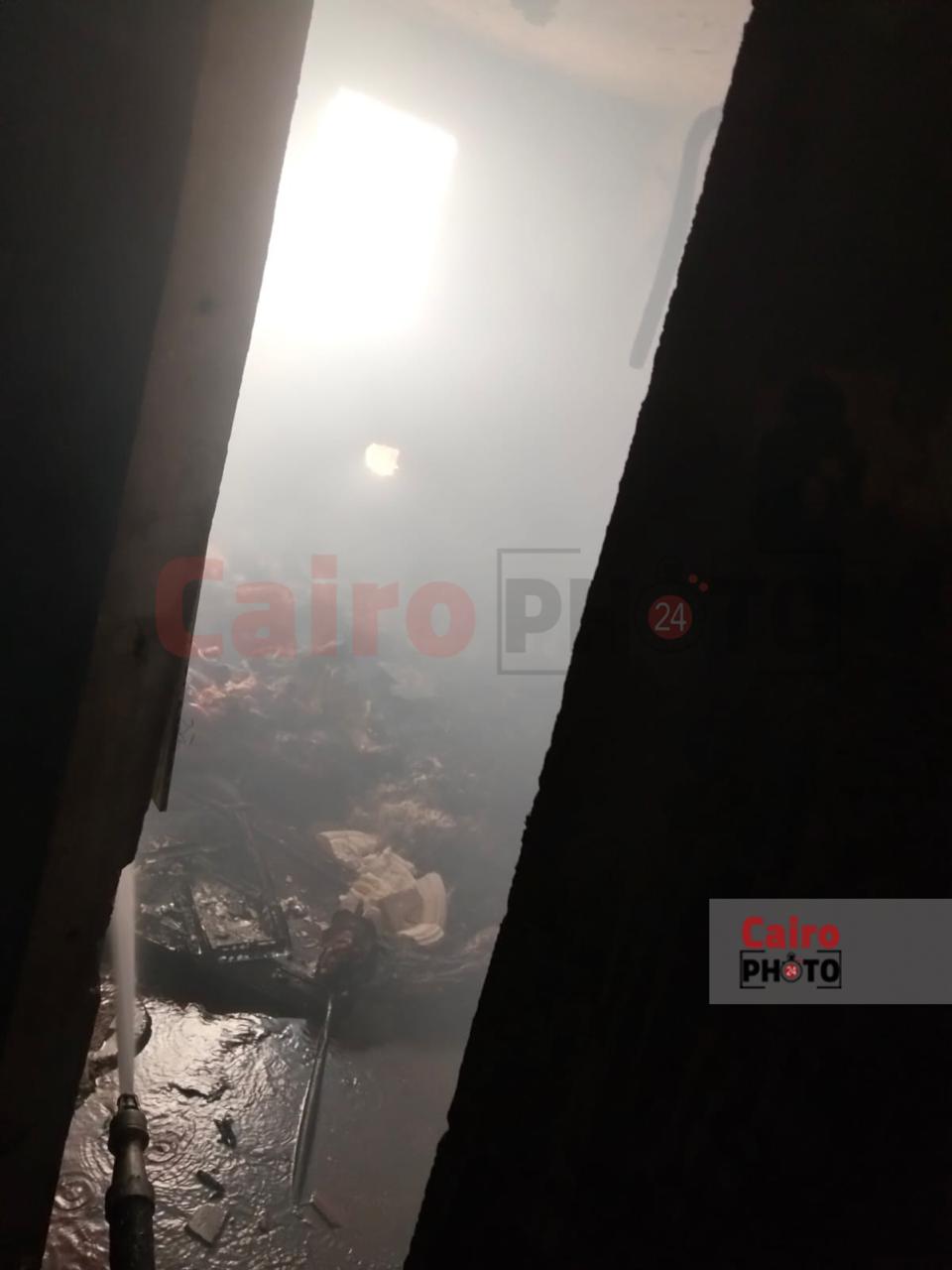 آثار الحريق