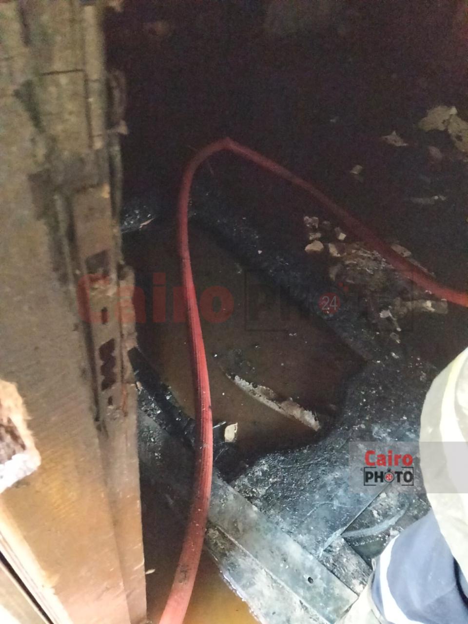 آثار الحريق