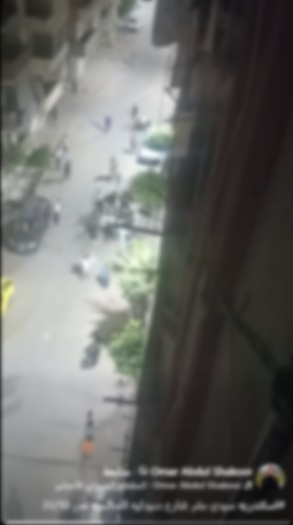 جانب من المشاجرة