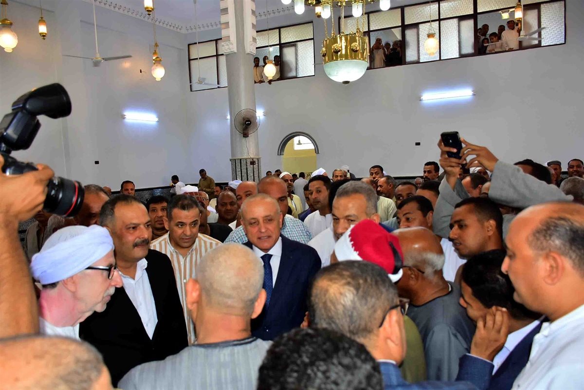 محافظ الأقصر يفتتح مسجد جديد