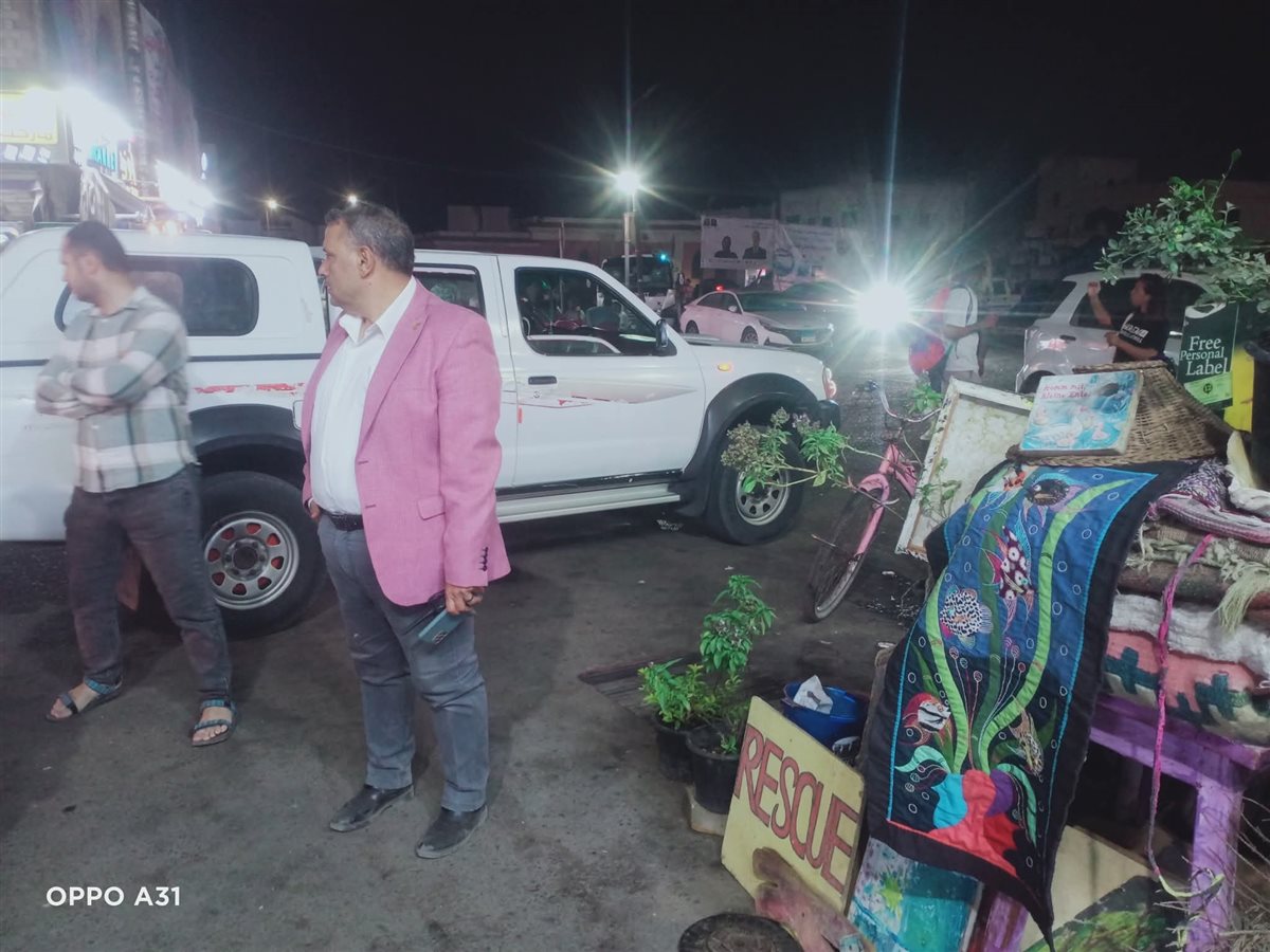 حملة لإزالة الإشغالات بمدينة دهب