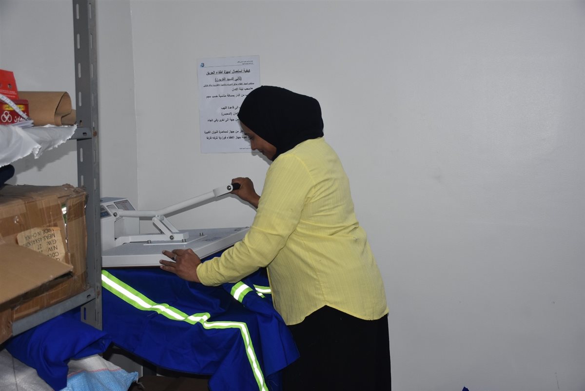 اول مصنع للملابس داخل شركة مياه الاقصر