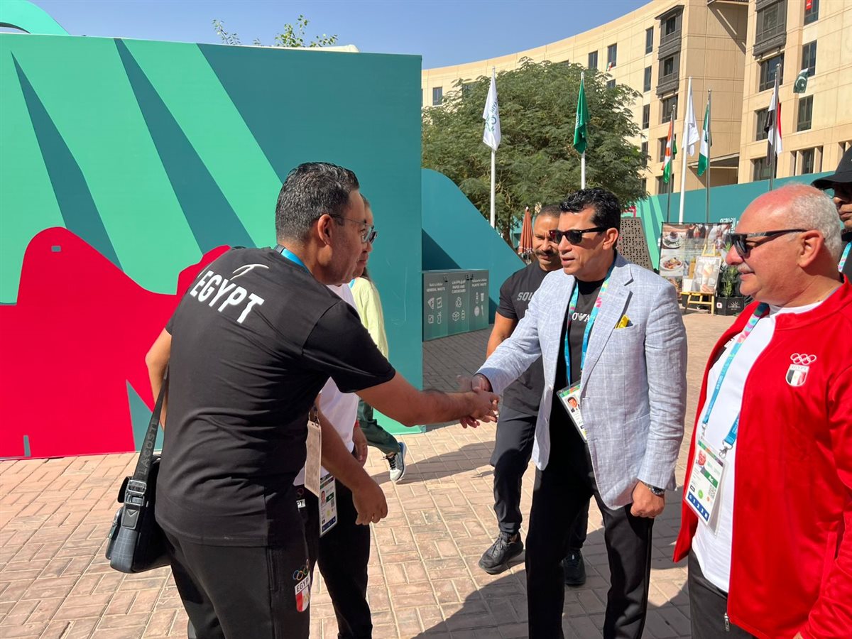 أشرف صبحي رفقة بعثة مصر في دورة  ألعاب التضامن الإسلامي