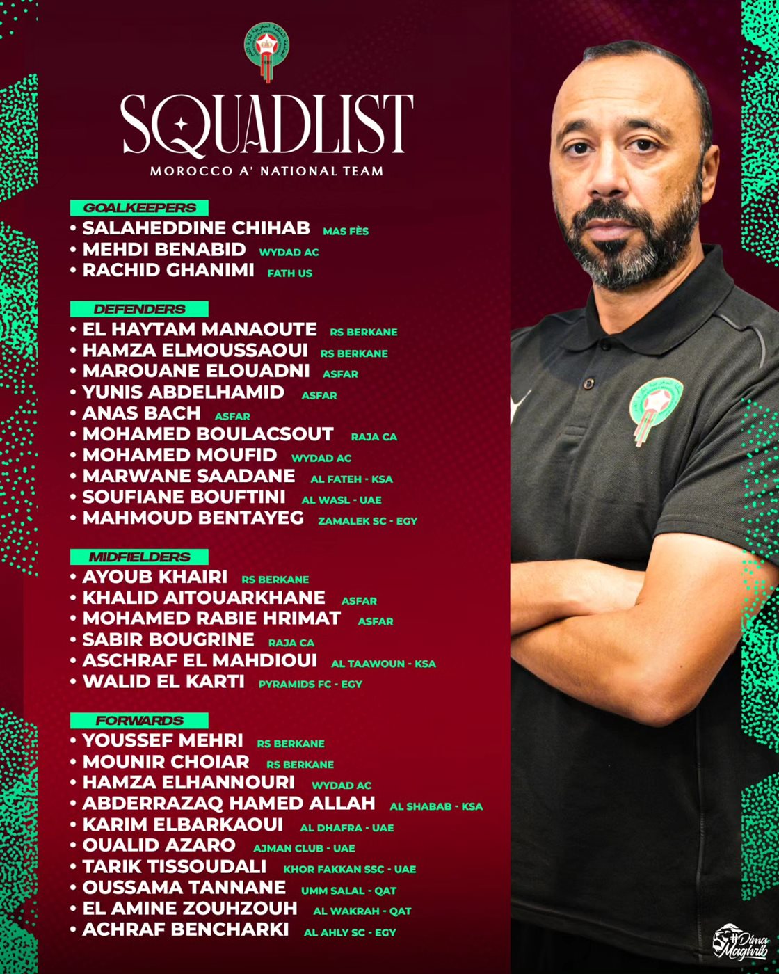 قائمة منتخب المغرب