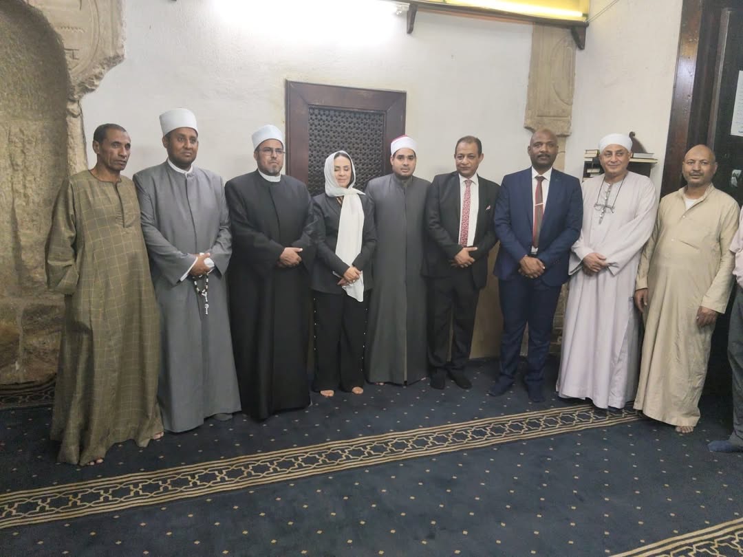 وزيرة التضامن في زيارة لمسجد ابو الحجاج