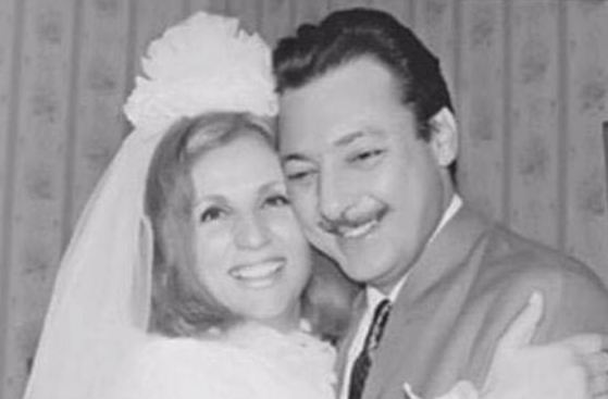 <strong>الفنانة صباح والفنان رشدي أباظة</strong>