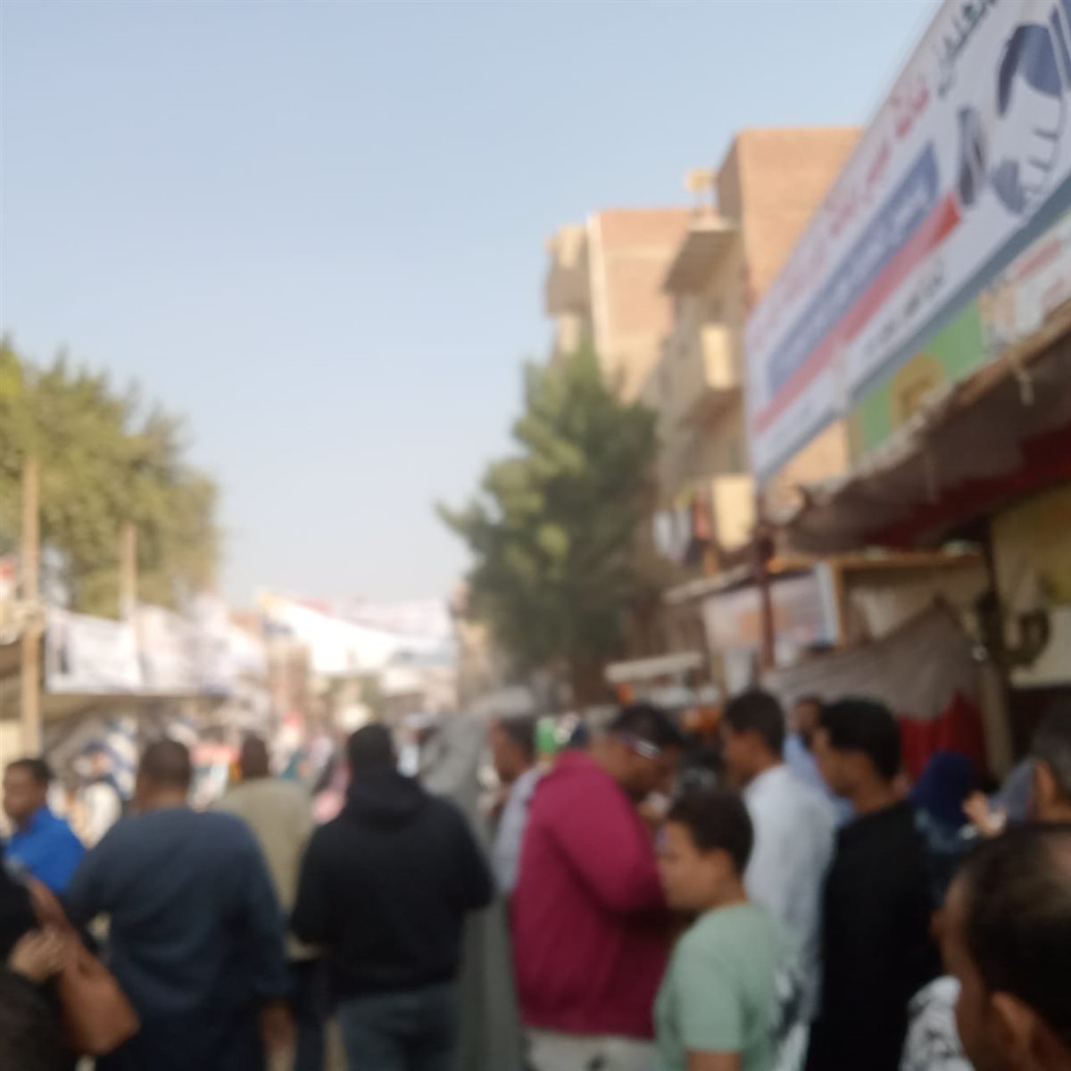 إقبال كثيف على التصويت بانتخابات مجلس النواب بقرى خط اللاهون بالفيوم