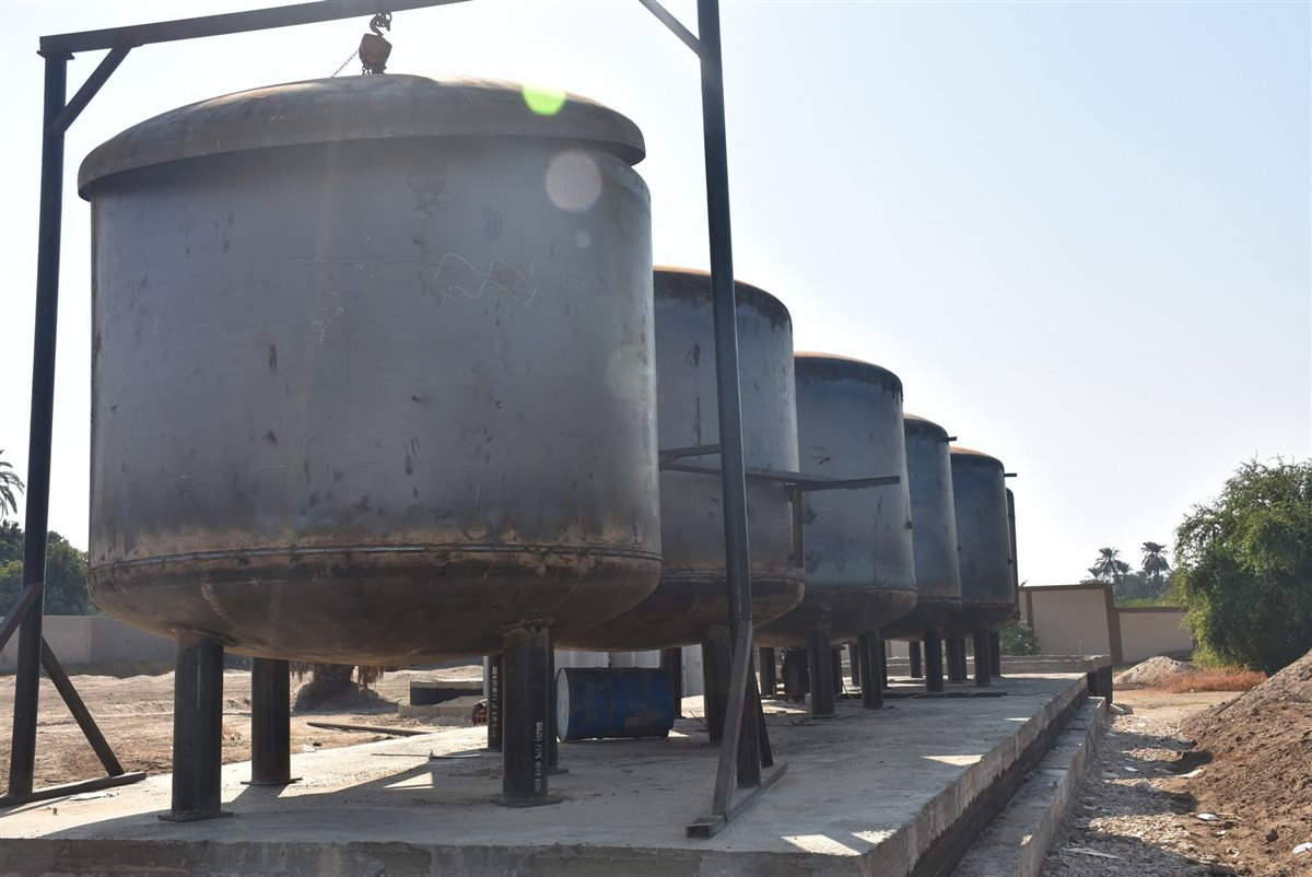 رئيس شركة المياة يتفقد محطة الصعايدة