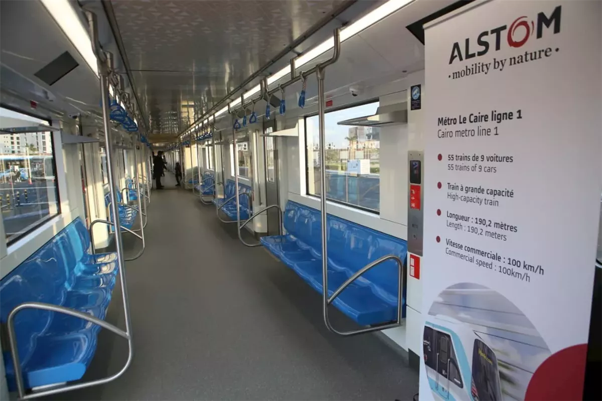 عربات المترو الجديدة