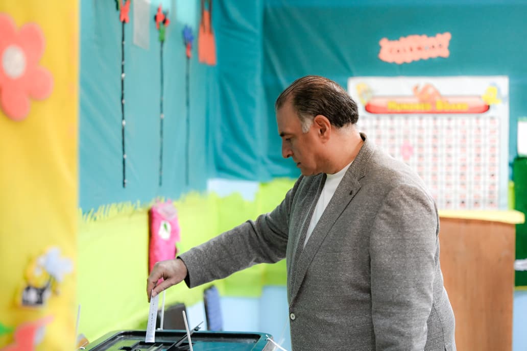 <strong>محمد فودة يدلي بصوته في انتخابات مجلس النواب 2025</strong>