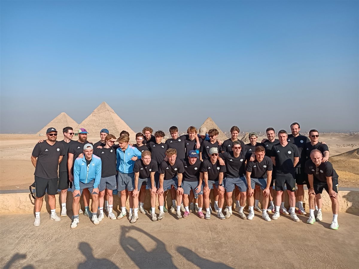 <strong>منتخب ألمانيا للهوكي يزور الأهرامات والمتحف المصري الكبير</strong>