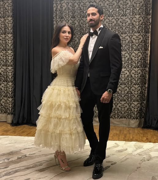 صور عقد قران الفنانة مي عز الدين وأحمد تيمور