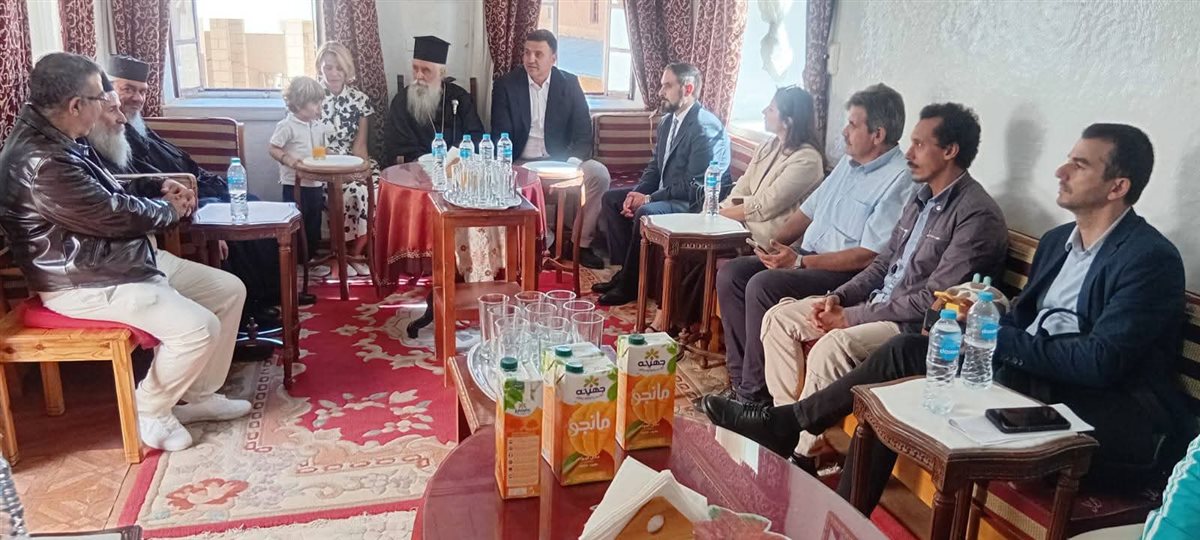 قافلة مجمع البحوث الإسلامية تزور سانت كاترين 