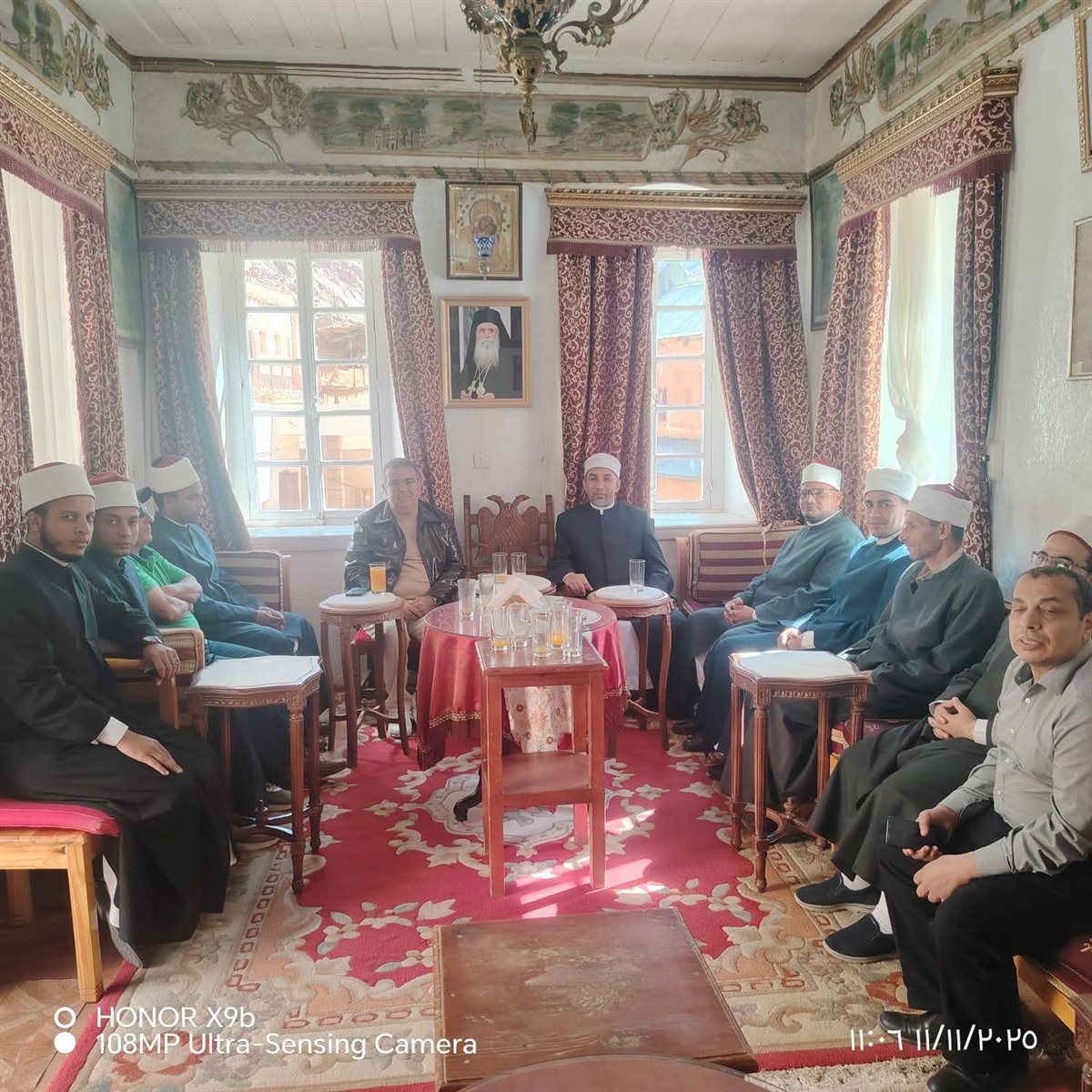 قافلة مجمع البحوث الإسلامية تزور سانت كاترين 