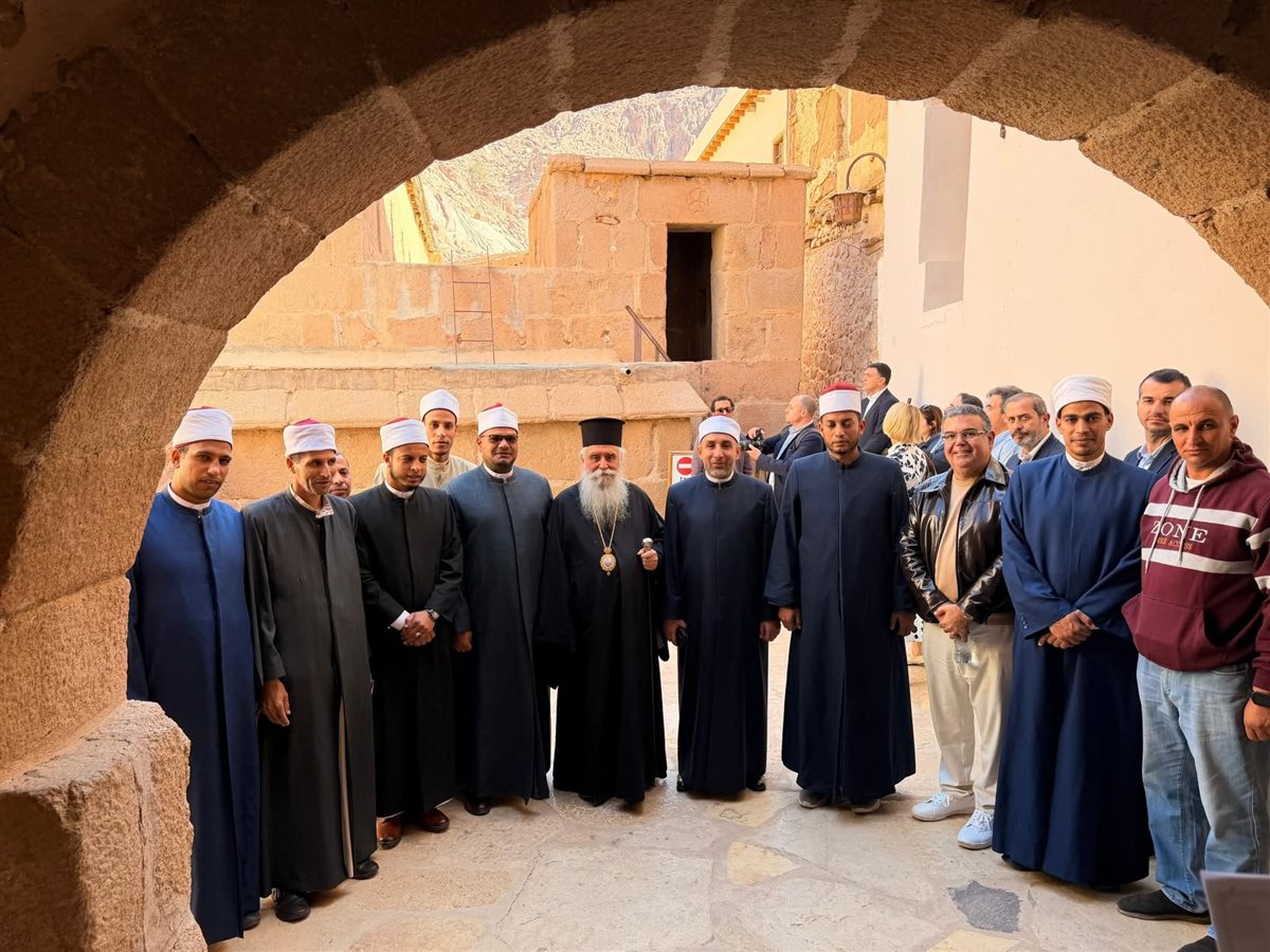 قافلة مجمع البحوث الإسلامية تزور سانت كاترين 