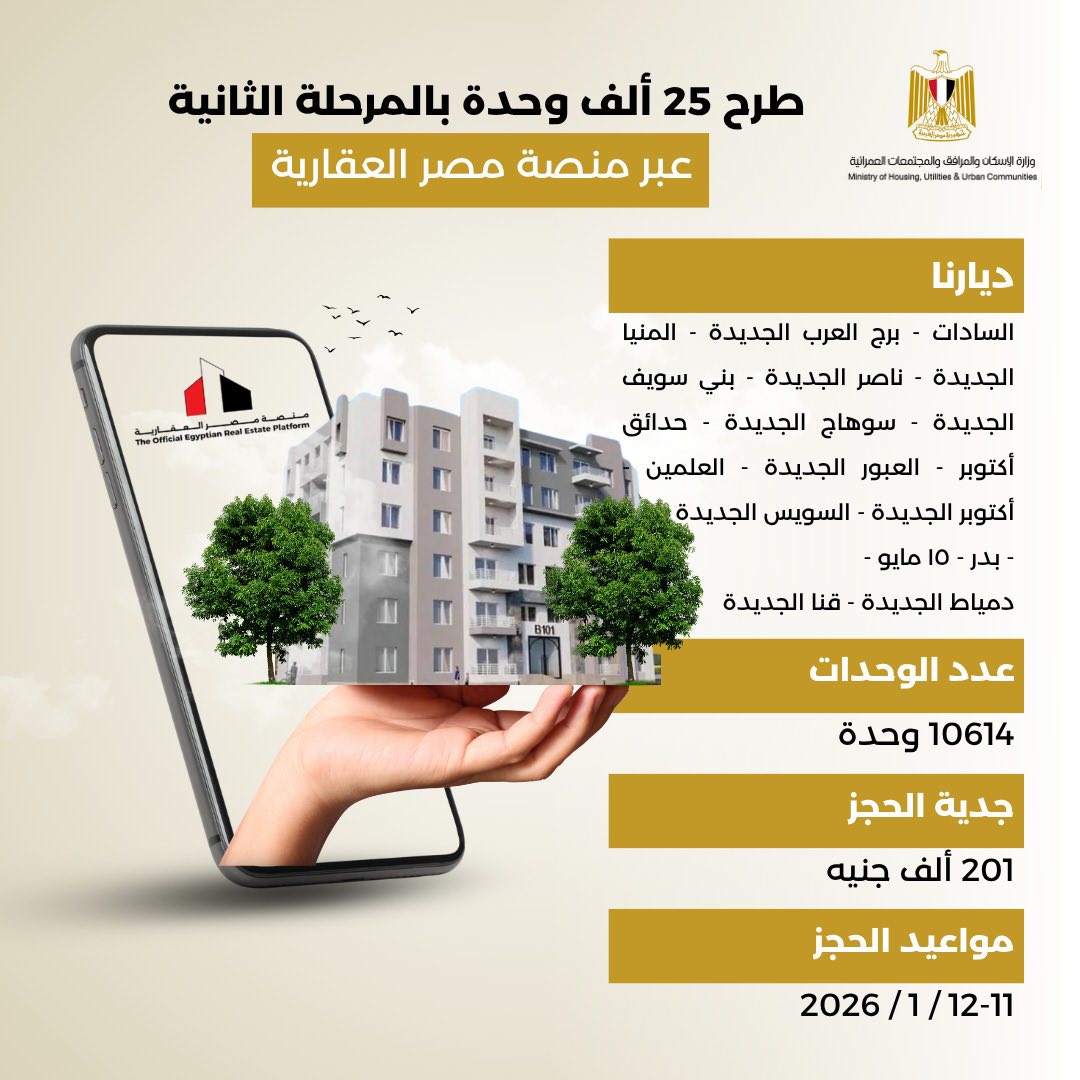 منصة مصر العقارية مشروع ديارنا