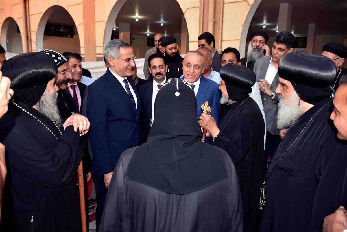 محافظ الأقصر بدير مارجرجس