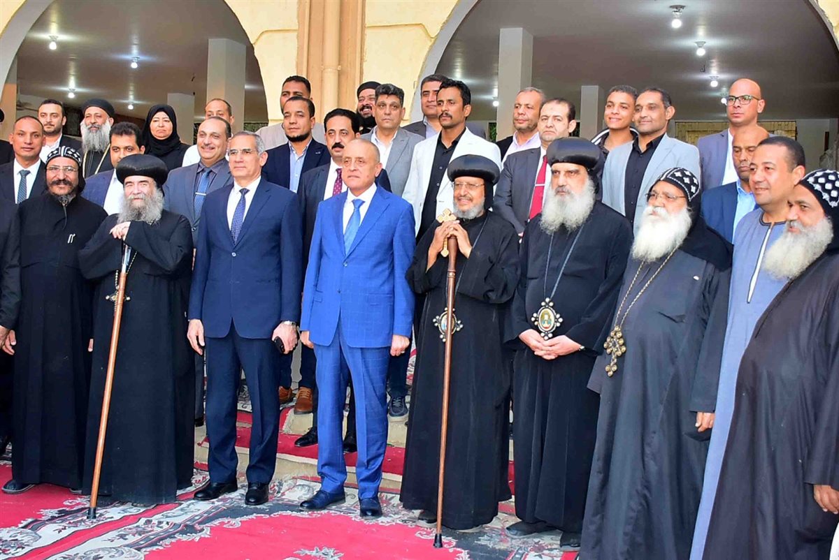 محافظ الأقصر بدير مارجرجس