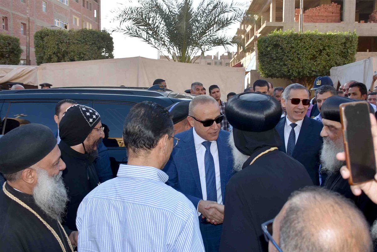 محافظ الأقصر بدير مارجرجس