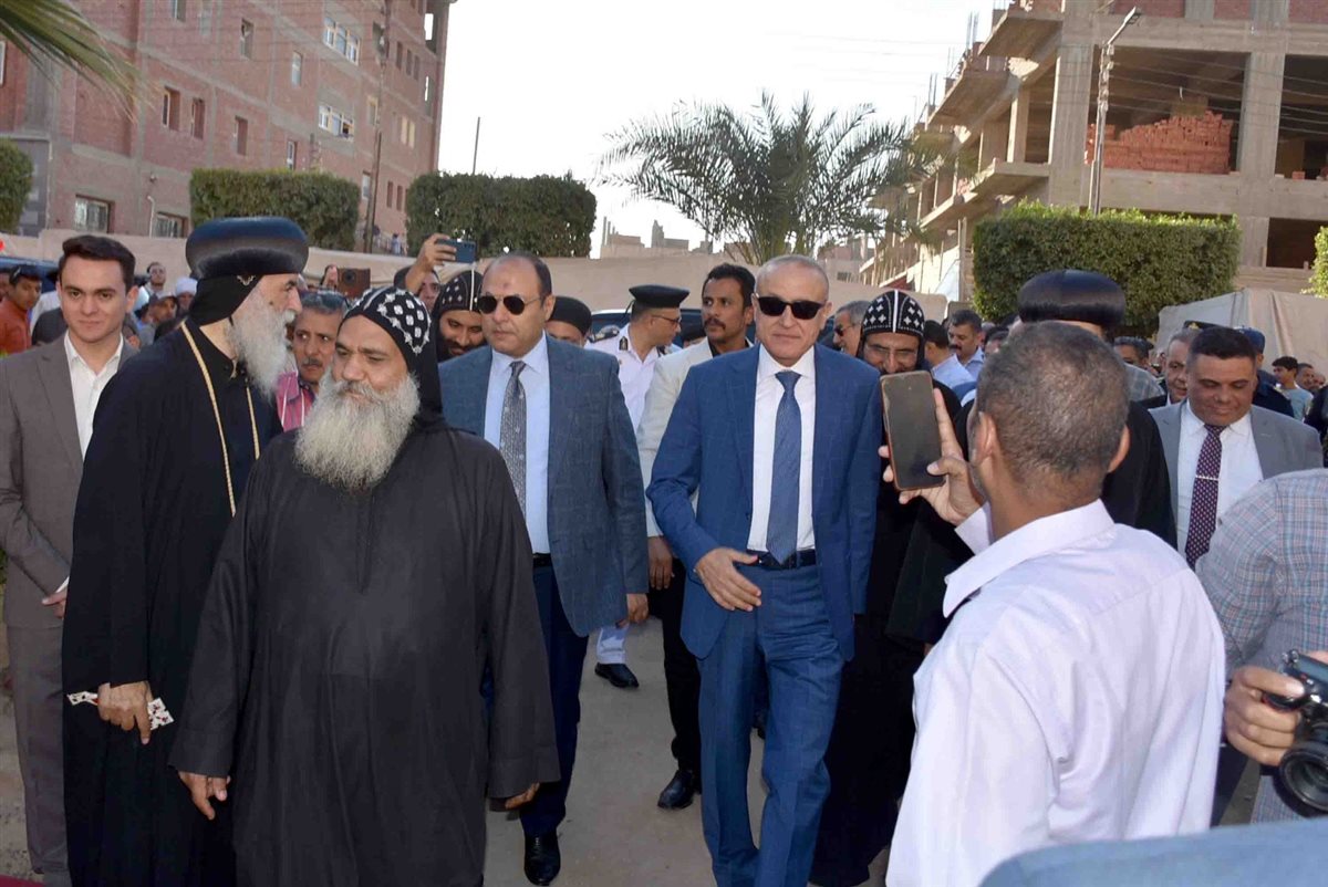 محافظ الأقصر بدير مارجرجس