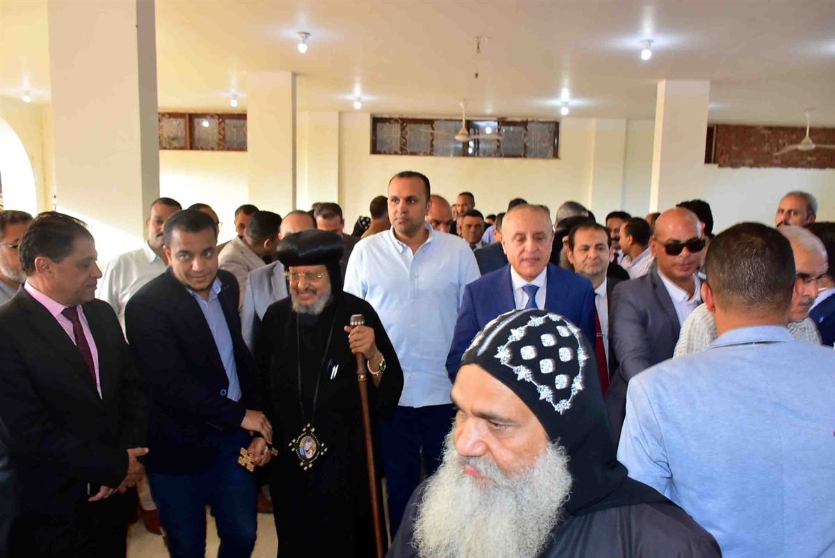 محافظ الأقصر بدير مارجرجس