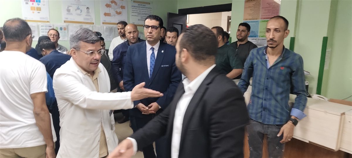 زيارة نائب المحافظ للمصابين