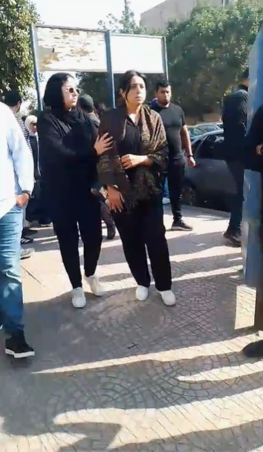 انهيار زوجة محمد صبري نجم الزمالك السابق