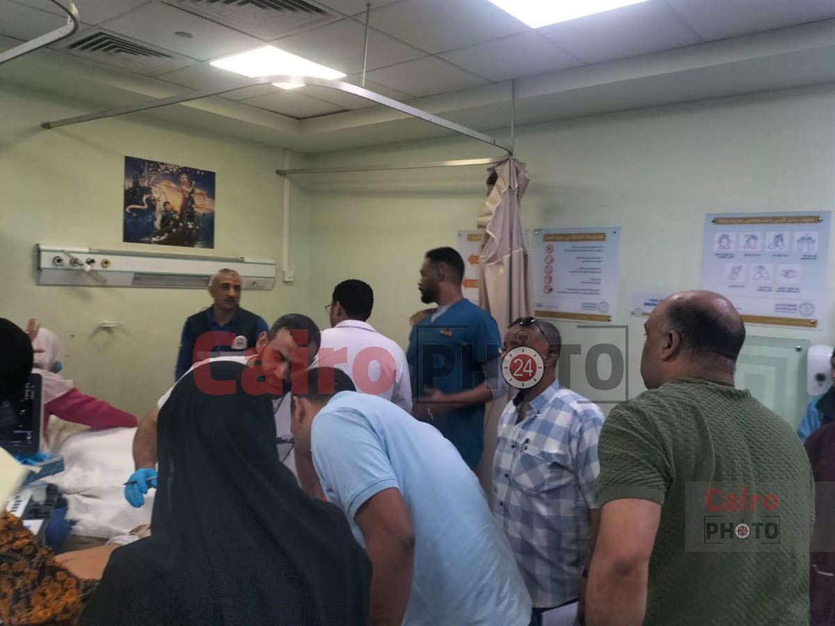 نائب مدير هيئة الرعاية يتابع حالات المصابين