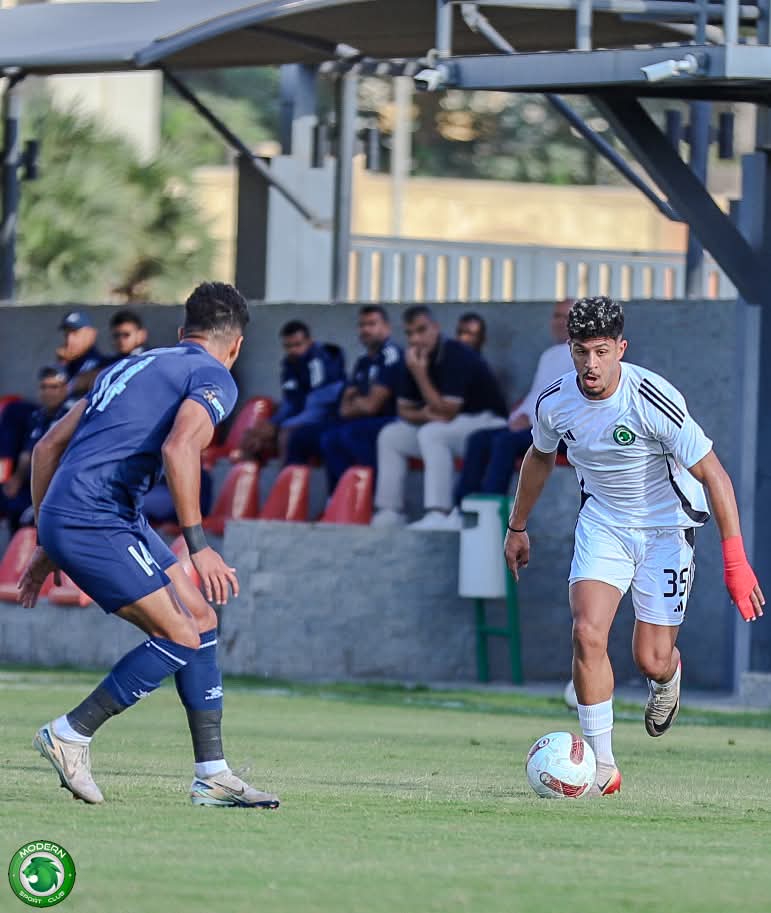 مباراة مودرن سبورت وإنبي الودية عصر اليوم